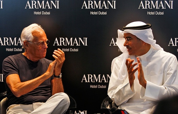       (Giorgio Armani)   Emaar Properties   (Mohammed Alabbar).