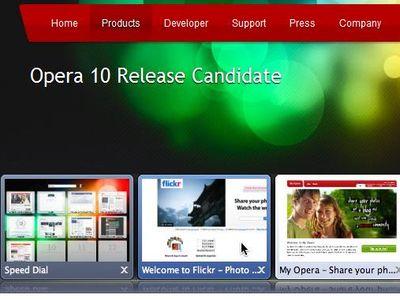    Opera 10 Release Candidate